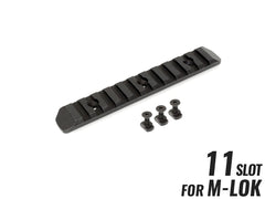 MILITARY BASE CNC 20mmレールセクション 11スロット [カラー・適合：BK・Keymod / DE・Keymod / RED・Keymod / SV・Keymod / BK・M-LOK / DE・M-LOK / RED・M-LOK / SV・M-LOK]