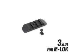 MILITARY BASE CNC 20mmレールセクション 3スロット [カラー・適合：BK・Keymod / DE・Keymod / RED・Keymod / SV・Keymod / BK・M-LOK / DE・M-LOK / RED・M-LOK / SV・M-LOK]