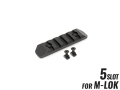MILITARY BASE CNC 20mmレールセクション 5スロット [カラー・適合：BK・Keymod / DE・Keymod / RED・Keymod / SV・Keymod / BK・M-LOK / DE・M-LOK / RED・M-LOK / SV・M-LOK]