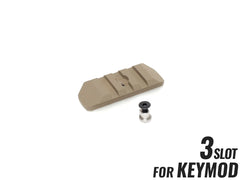 MILITARY BASE CNC 20mmレールセクション 3スロット [カラー・適合：BK・Keymod / DE・Keymod / RED・Keymod / SV・Keymod / BK・M-LOK / DE・M-LOK / RED・M-LOK / SV・M-LOK]