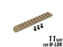 MILITARY BASE CNC 20mmレールセクション 11スロット [カラー・適合：BK・Keymod / DE・Keymod / RED・Keymod / SV・Keymod / BK・M-LOK / DE・M-LOK / RED・M-LOK / SV・M-LOK]