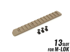 MILITARY BASE CNC 20mmレールセクション 13スロット [カラー・適合：BK・Keymod / DE・Keymod / RED・Keymod / SV・Keymod / BK・M-LOK / DE・M-LOK / RED・M-LOK / SV・M-LOK]