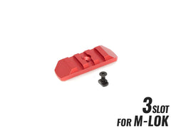 MILITARY BASE CNC 20mmレールセクション 3スロット [カラー・適合：BK・Keymod / DE・Keymod / RED・Keymod / SV・Keymod / BK・M-LOK / DE・M-LOK / RED・M-LOK / SV・M-LOK]