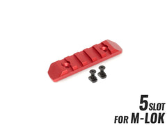 MILITARY BASE CNC 20mmレールセクション 5スロット [カラー・適合：BK・Keymod / DE・Keymod / RED・Keymod / SV・Keymod / BK・M-LOK / DE・M-LOK / RED・M-LOK / SV・M-LOK]