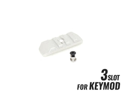 MILITARY BASE CNC 20mmレールセクション 3スロット [カラー・適合：BK・Keymod / DE・Keymod / RED・Keymod / SV・Keymod / BK・M-LOK / DE・M-LOK / RED・M-LOK / SV・M-LOK]