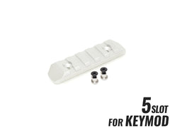 MILITARY BASE CNC 20mmレールセクション 5スロット [カラー・適合：BK・Keymod / DE・Keymod / RED・Keymod / SV・Keymod / BK・M-LOK / DE・M-LOK / RED・M-LOK / SV・M-LOK]