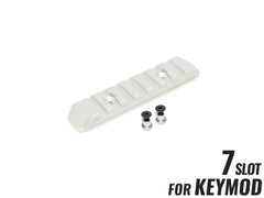 MILITARY BASE CNC 20mmレールセクション 7スロット [カラー・適合：BK・Keymod / DE・Keymod / RED・Keymod / SV・Keymod / BK・M-LOK / DE・M-LOK / RED・M-LOK / SV・M-LOK]