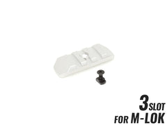 MILITARY BASE CNC 20mmレールセクション 3スロット [カラー・適合：BK・Keymod / DE・Keymod / RED・Keymod / SV・Keymod / BK・M-LOK / DE・M-LOK / RED・M-LOK / SV・M-LOK]