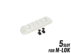 MILITARY BASE CNC 20mmレールセクション 5スロット [カラー・適合：BK・Keymod / DE・Keymod / RED・Keymod / SV・Keymod / BK・M-LOK / DE・M-LOK / RED・M-LOK / SV・M-LOK]