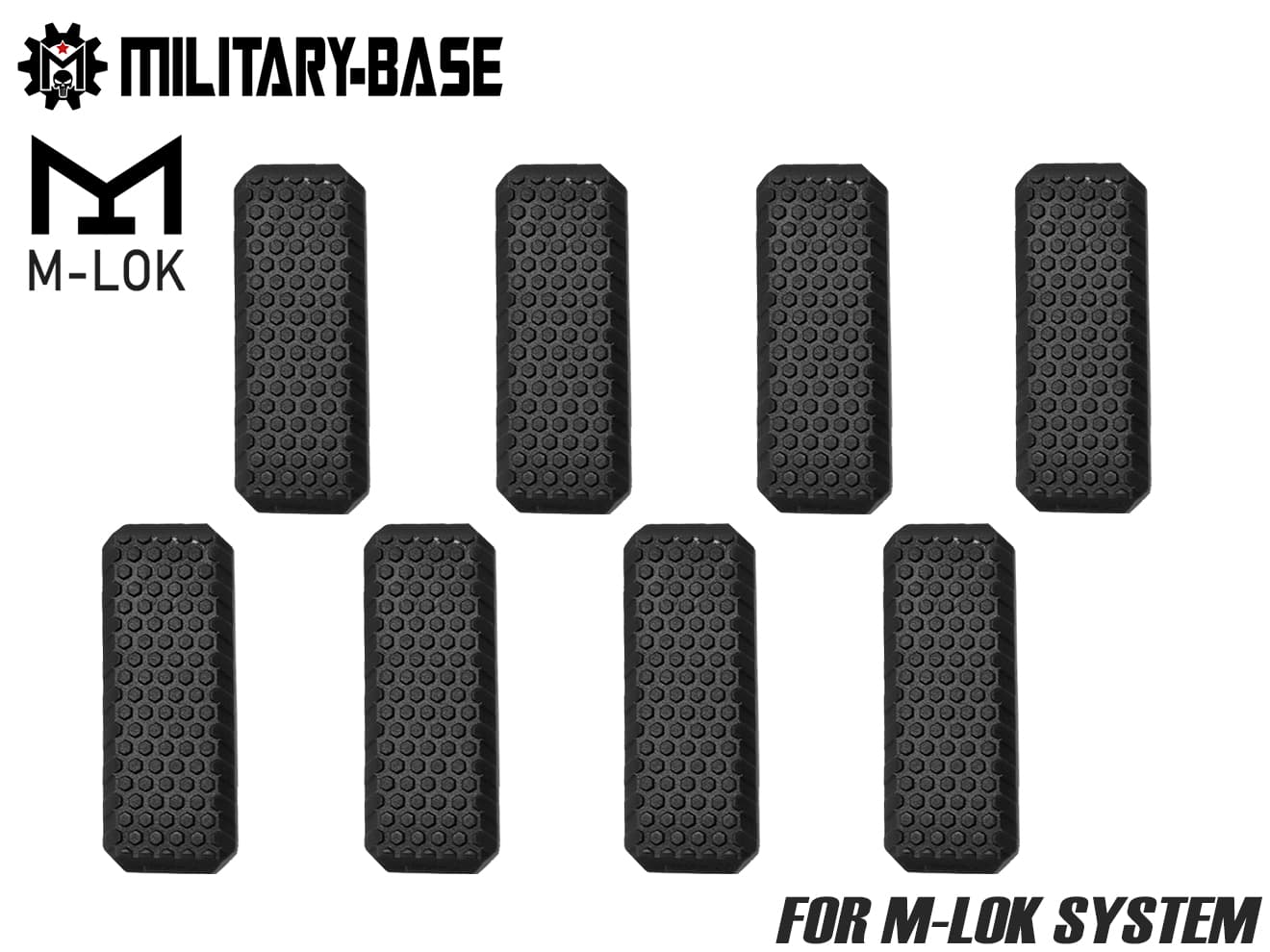 MILITARY BASE M-LOK スリムカバーKIT type1 [カラー：BK / DE / MIX]