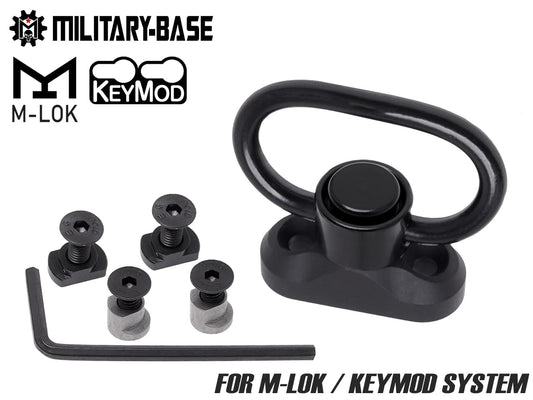 MILITARY BASE QDスイベルマウント for KEYMOD/M-LOK BK