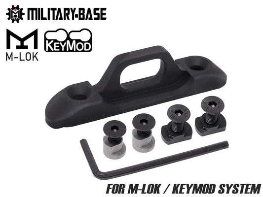 MILITARY BASE HK スリングマウント for KEYMOD/M-LOK BK
