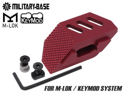MILITARY BASE TMRS フィクスドサムレスト レフト for KEYMOD / M-LOK [カラー：BLACK / RED / SILVER]