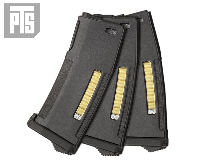 PTS EPM 150Rds エンハンスド ポリマーマガジン AEG M4  [カラー/本数：ブラック/1本 / DE/1本 / ブラック/3本 / DE/3本]