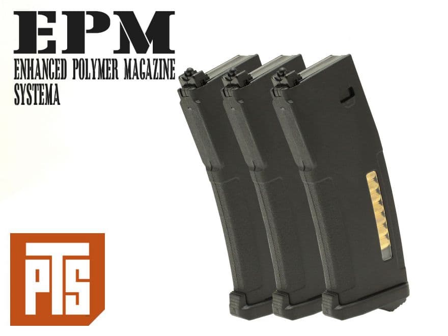 PTS EPM 120Rds エンハンスド ポリマーマガジン SYSTEMA PTW  [本数：1本 / 3本]