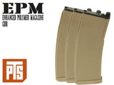 PTS EPM 40Rds エンハンスド ポリマーマガジン M4 GBB(KSC/KWA)  [カラー/本数：ブラック/1本 / DE/1本 / ブラック/3本 / DE/3本]