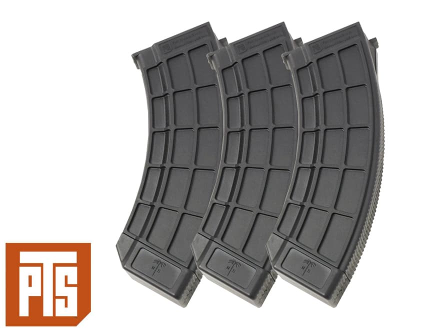 PTS US PALM AK30 150Rds ポリマーマガジン AEG AK [カラー/本数：ブラック/1本 / DE/1本 / ブラック/3本 / DE/3本]