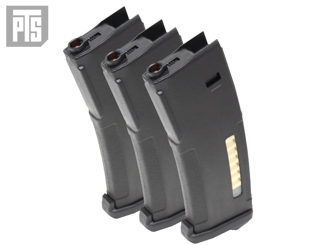 PTS EPM 120Rds エンハンスド ポリマーマガジン 次世代 M4  [カラー/本数：ブラック/1本 / DE/1本 / ブラック/3本 / DE/3本]