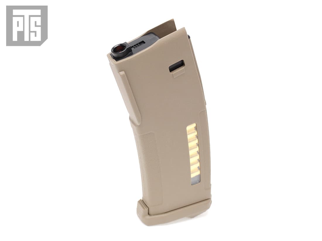 PTS PMAG EPM 120連マガジン　ブラック　４本セット PTS製 】 次世代電動ガン M4シリーズ共通 EPM ポリマーマガジン