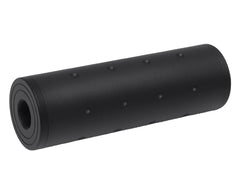 MILITARY-BASE 108mm ショートサイレンサー 14mm正 / 逆ネジ対応 [マーキング：NOVESKE / VLTOR / USAF / SF]