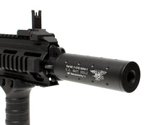 MILITARY-BASE 108mm ショートサイレンサー 14mm正 / 逆ネジ対応 [カラー：ブラック / TAN]