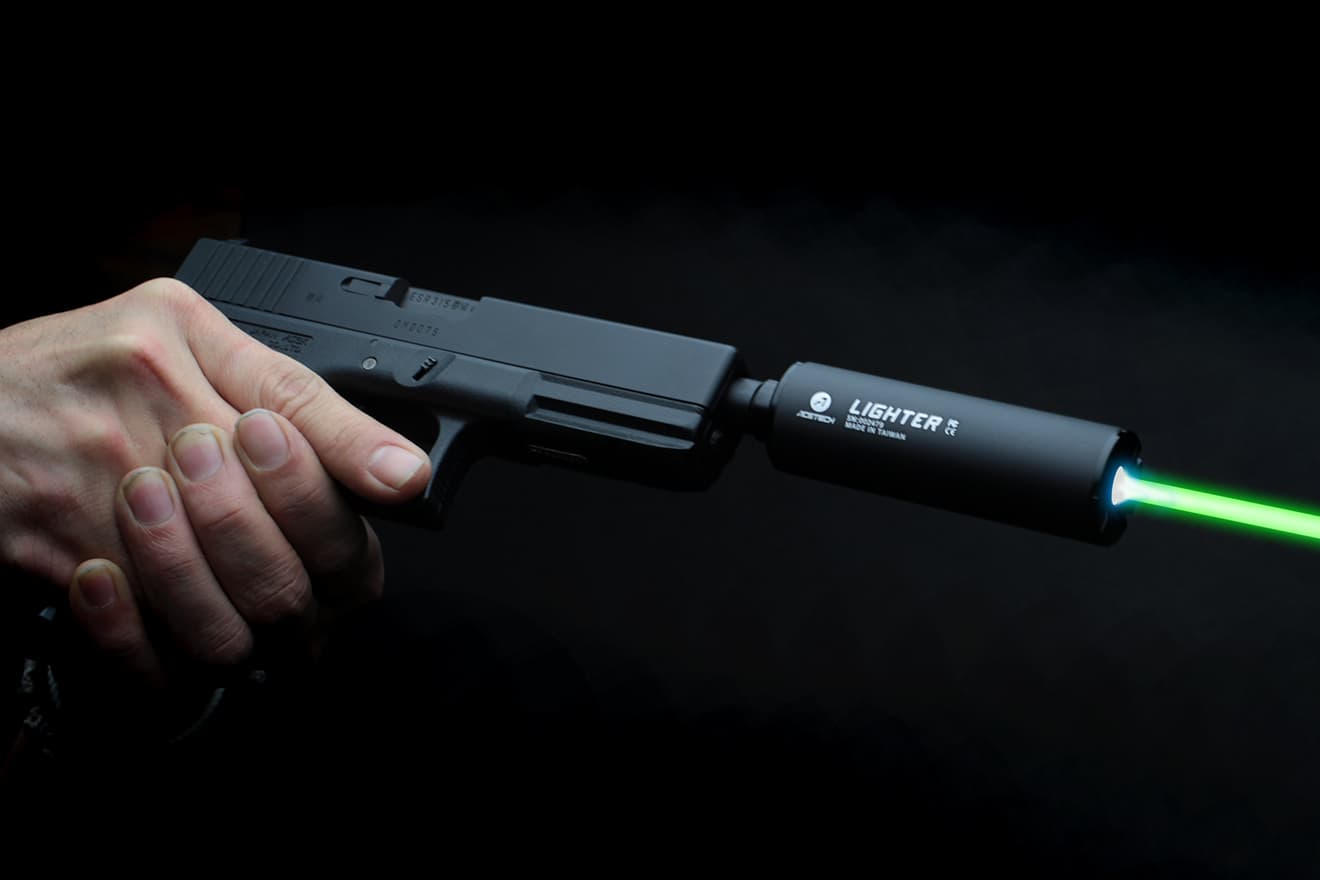 90日保証&日本語取説付 ACETECH LIGHTER フルオートトレーサー [商品構成：本体のみ / 本体+蓄光BB / 本体+蓄光バイオBB / ケース付 / ケース付+蓄光BB / ケース付+蓄光バイオBB]