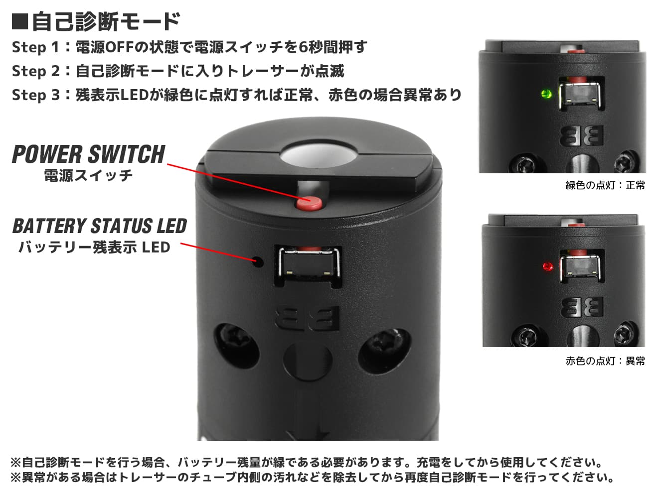 1年間保証&日本語取説付 ACETECH AT2000R スーパーシャイン フルオートトレーサー 内部ユニット [商品構成：本体のみ / 本体+蓄光BB / 本体+蓄光バイオBB]