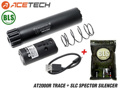 1年保証&日本語取説付 ACETECH AT2000R スーパーシャイン フルオートトレーサー w/  SLC SPECTORタイプ サイレンサー [商品構成：本体のみ / 本体+蓄光BB / 本体+蓄光バイオBB]