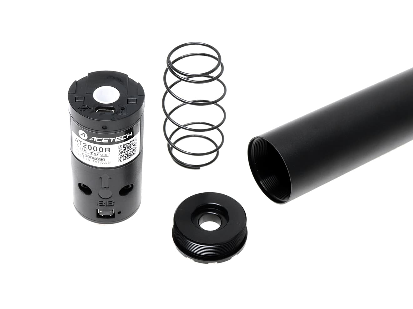 1年保証&日本語取説付 ACETECH AT2000R スーパーシャイン フルオートトレーサー w/  SLC SPECTORタイプ サイレンサー [商品構成：本体のみ / 本体+蓄光BB / 本体+蓄光バイオBB]