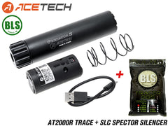 1年保証&日本語取説付 ACETECH AT2000R スーパーシャイン フルオートトレーサー w/  SLC SPECTORタイプ サイレンサー [商品構成：本体のみ / 本体+蓄光BB / 本体+蓄光バイオBB]