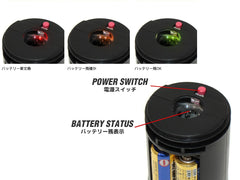 90日保証&日本語取説付 ACETECH AT2000 スーパーシャイン フルオートトレーサー w/ MP7タイプ サイレンサー（マルイ) [商品構成：本体のみ / 本体+蓄光BB / 本体+蓄光バイオBB / 本体+電池]