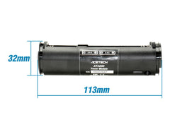 90日保証&日本語取説付 ACETECH AT2000 スーパーシャイン フルオートトレーサー w/ MP7タイプ サイレンサー（マルイ) [商品構成：本体のみ / 本体+蓄光BB / 本体+蓄光バイオBB / 本体+電池]