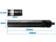 1年間保証 ACETECH AT2000R UVフルオートトレーサー w/ MP7タイプ サイレンサー（VFC) [商品構成：本体のみ / 本体+蓄光BB / 本体+蓄光バイオBB]