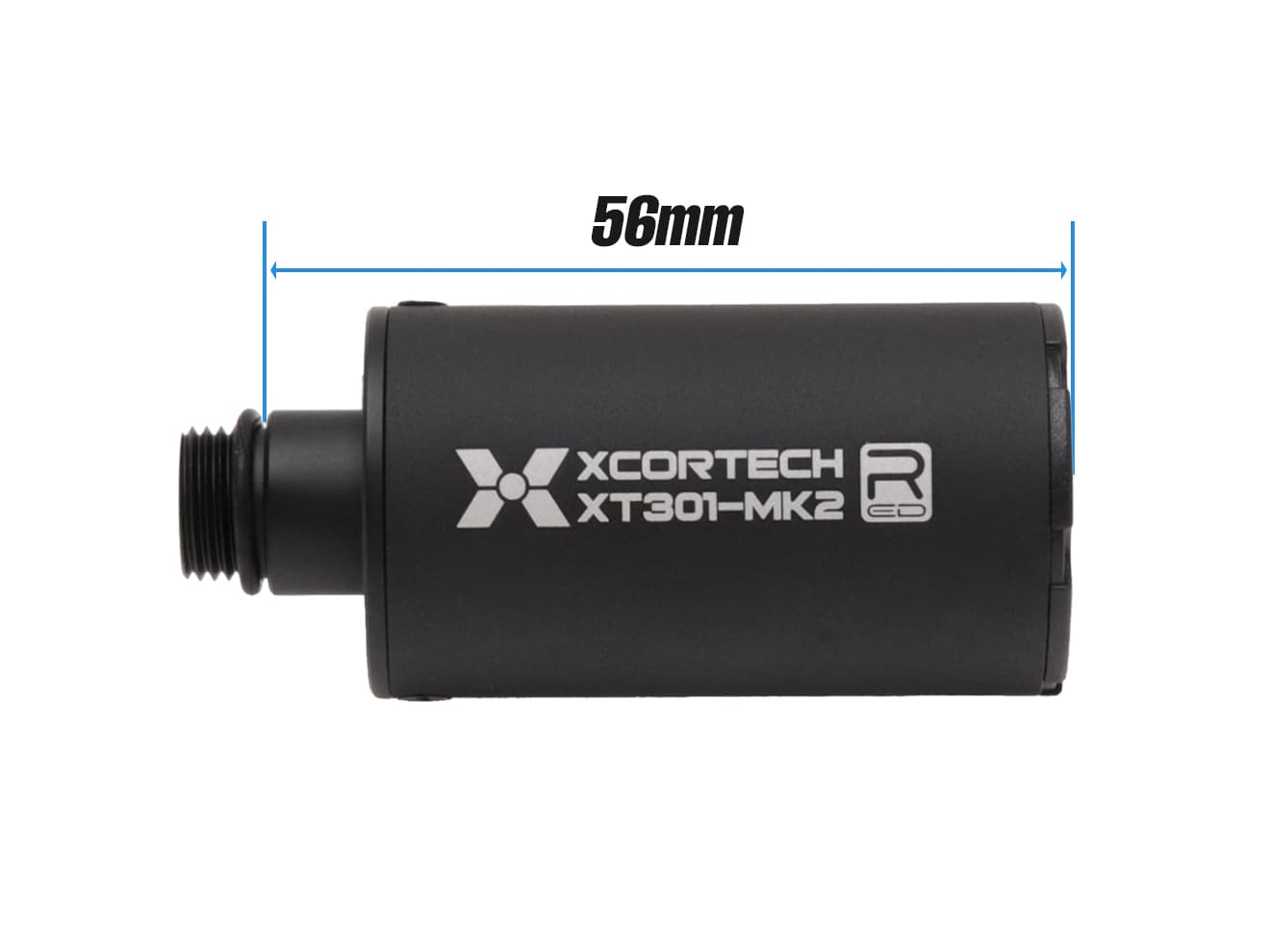 XCORTECH XT301Mk2 ウルトラコンパクト トレーサー for RED BB [商品構成：本体のみ / 本体＋赤色トレーサーBB弾0.2g(1kg) / 本体＋赤色トレーサーBB弾0.25g(1kg)]