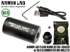 ARMIN LAB FLASH NANO UVトレーサー [商品構成：本体のみ / 本体+蓄光BB / 本体+蓄光バイオBB]