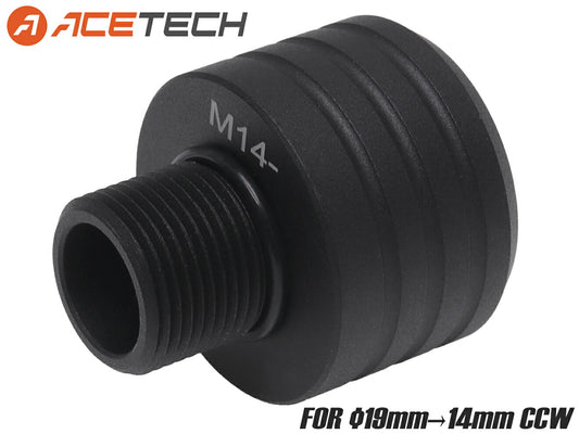 ACETECH Φ19mm→14mm逆ネジ 変換アダプター
