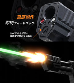 ACETECH Quadra(S) コンペンセイター型マズルフラッシュトレーサー 14mm逆ネジ対応 [マズルフラッシュ：単色 / レインボー]
