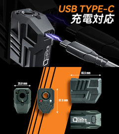 ACETECH Quadra(S) コンペンセイター型マズルフラッシュトレーサー 14mm逆ネジ対応 [マズルフラッシュ：単色 / レインボー]