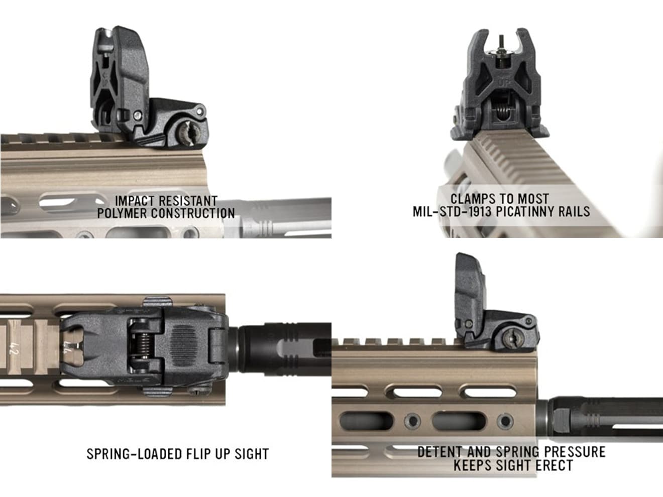 MAGPUL MBUS Gen2 フロントサイト  [カラー：ブラック / DE]