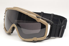 FMA W.F.B タクティカル ターボファン ゴーグル [カラー：ブラック / DE]