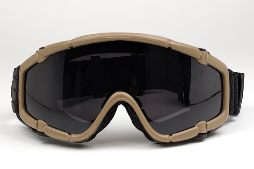 FMA W.F.B タクティカル ターボファン ゴーグル [カラー：ブラック / DE]