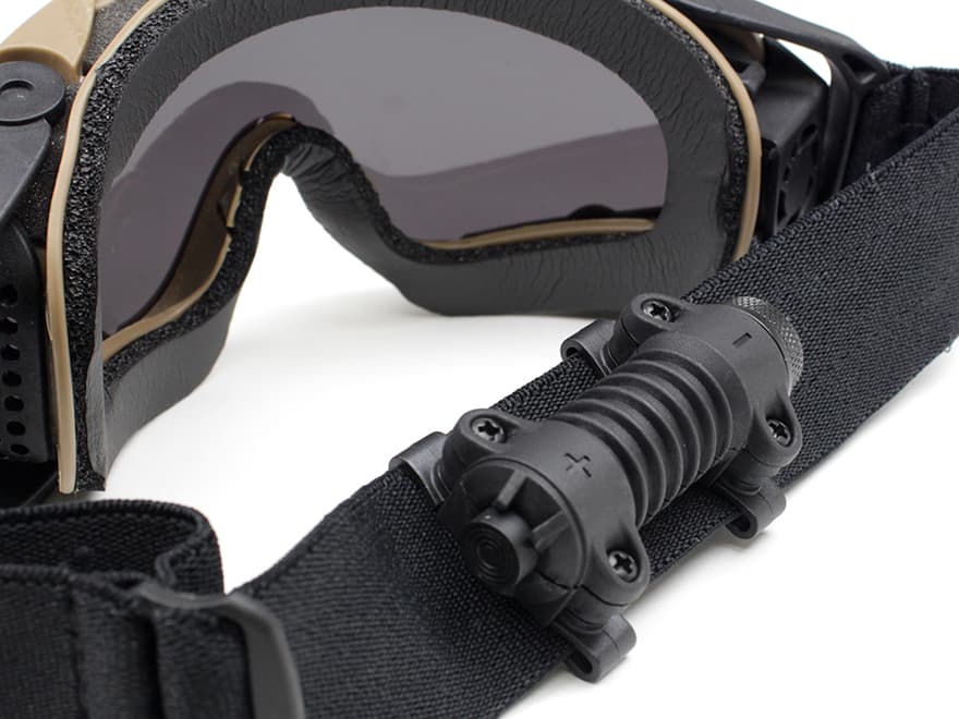 FMA W.F.B タクティカル ターボファン ゴーグル [カラー：ブラック / DE]