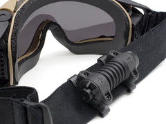 FMA W.F.B タクティカル ターボファン ゴーグル [カラー：ブラック / DE]