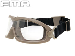 FMA JT Spectraシリーズ シングルレイヤー ゴーグル クリア [カラー：ブラック / DE]