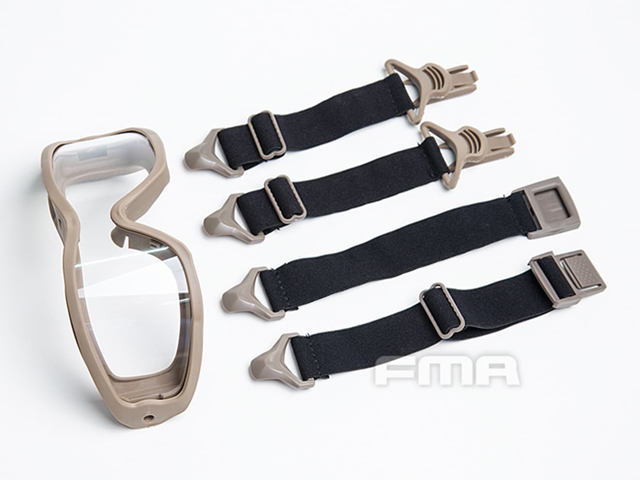 FMA JT Spectraシリーズ シングルレイヤー ゴーグル クリア [カラー：ブラック / DE]