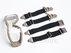 FMA JT Spectraシリーズ シングルレイヤー ゴーグル クリア [カラー：ブラック / DE]