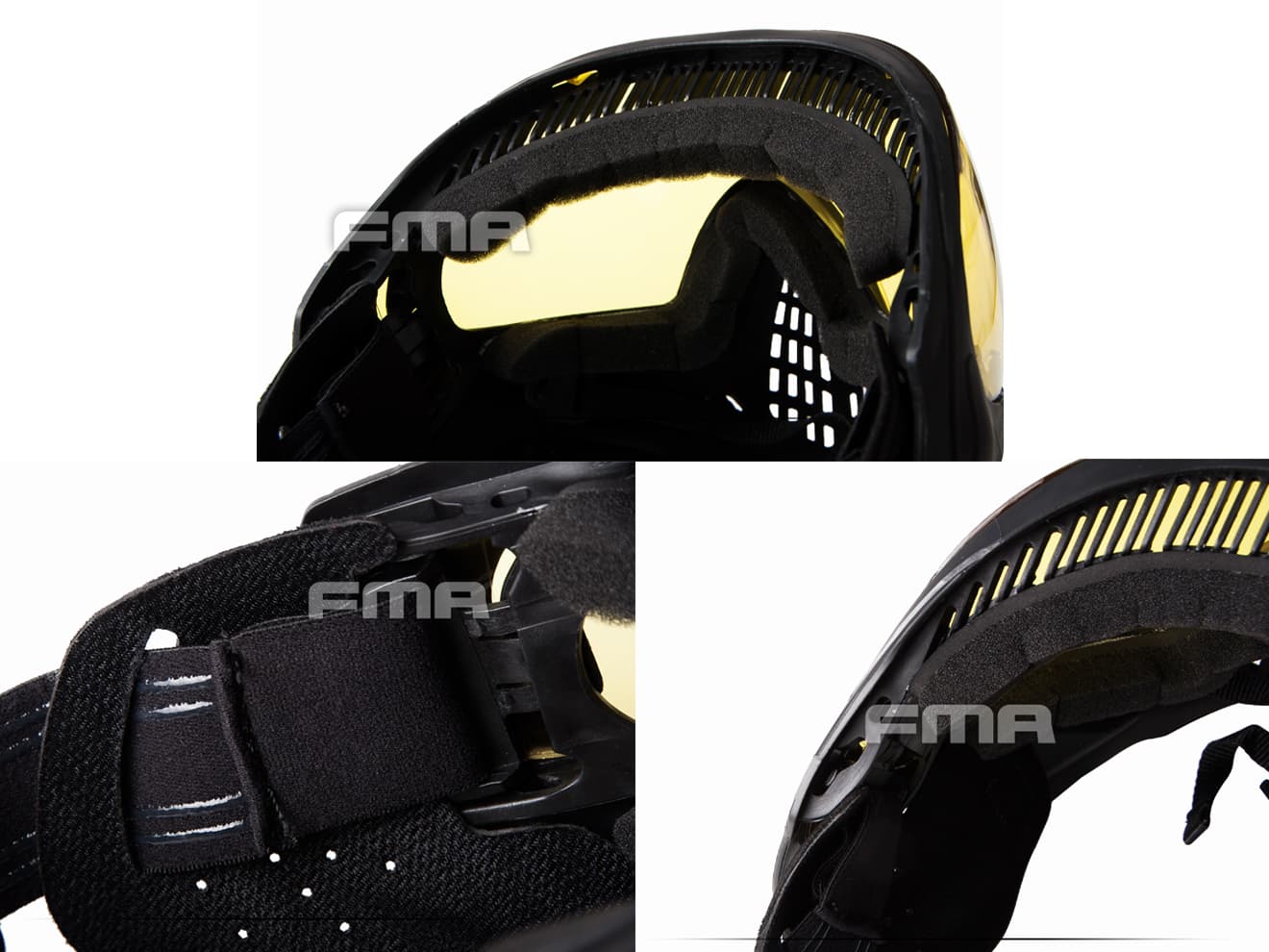 FMA F1 フルフェイスマスク シングルレイヤー [レンズカラー：スモークレンズ / ミラースモーク / クリア]