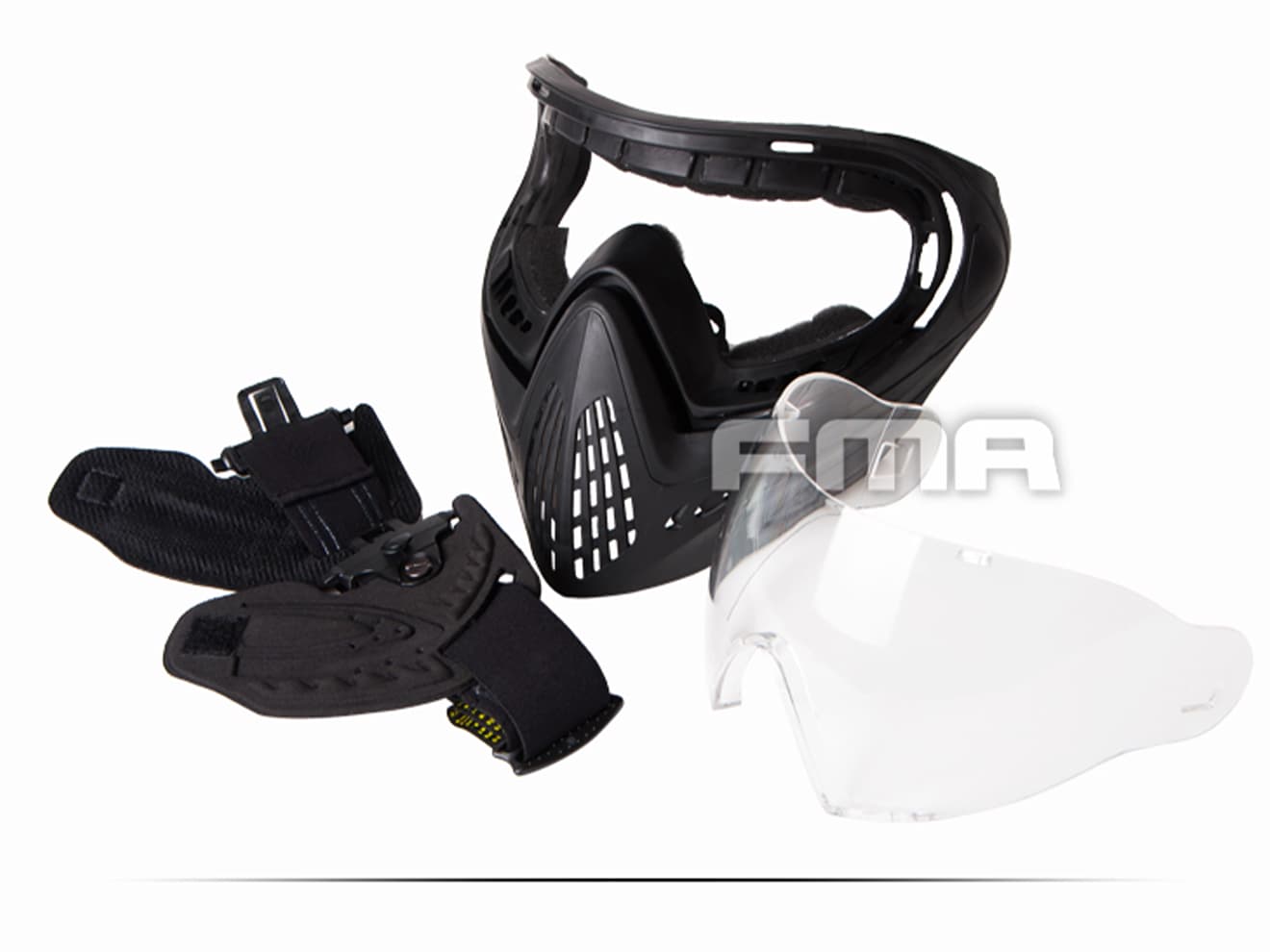 FMA F1 フルフェイスマスク シングルレイヤー [レンズカラー：スモークレンズ / ミラースモーク / クリア]