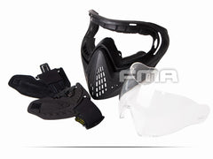 FMA F1 フルフェイスマスク シングルレイヤー [レンズカラー：スモークレンズ / ミラースモーク / クリア]