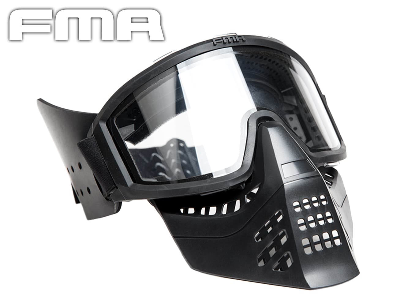 FMA J T AIRSOFT フルフェイスマスクゴーグル w /  イヤープロテクター [カラー：BK / OD]